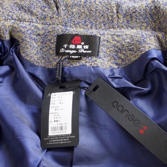 NWT Qiang wool and silk ladies jacket size S - Picture 10 of 11